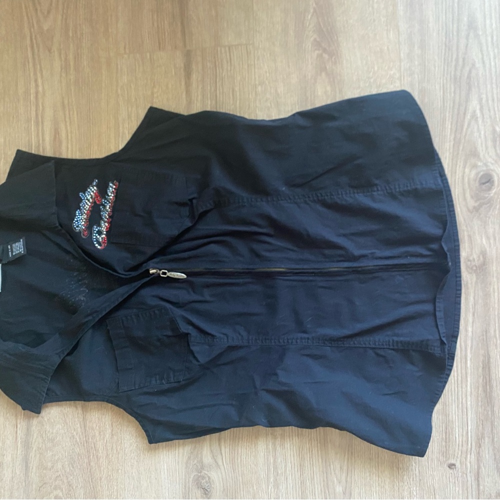 Harley-Davidson Black Vest with Logo Patch